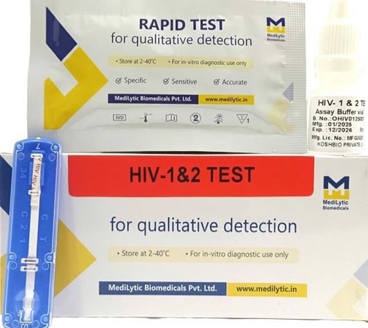 HIV 1 & 2 Test 25 TEST PACK