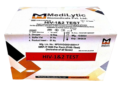 HIV 1 & 2 Test 10TEST PACK