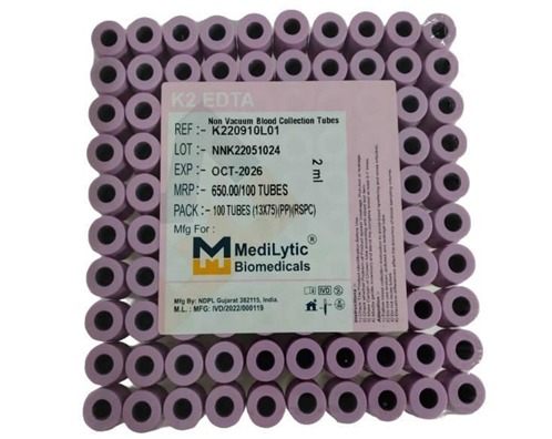 MEDILYTIC EDTA K2 TUBES 