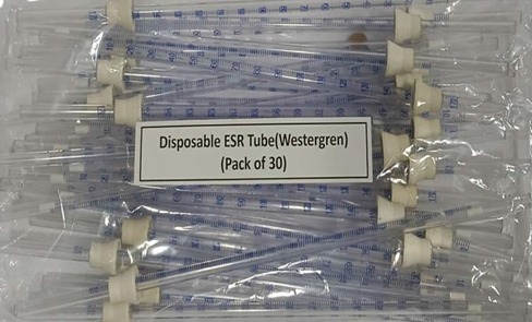 ESR TUBE WINTROBE DISPOSABLE (PACK OF 30 PCS)