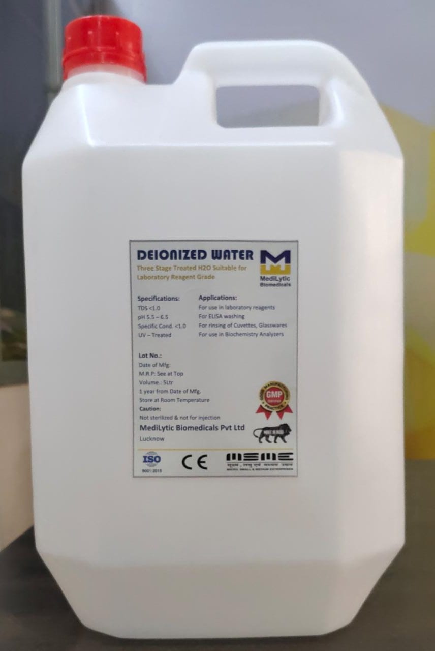 Deionized Water (5Ltr)